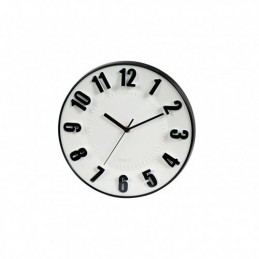 RELOJ PARED 28 CM. ARO NEGRO