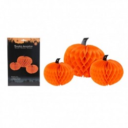 SET 3 CALABAZAS DECORACIÓN...