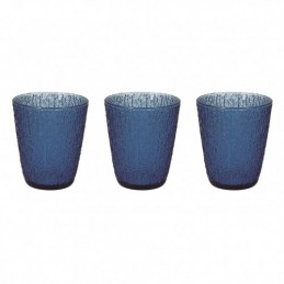 JUEGO 3 VASOS DAVOR AZUL