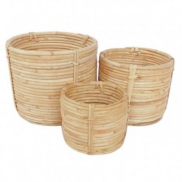 CESTA CILINDRICA RATTAN 3...
