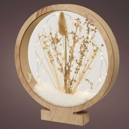 FIGURA LUMINOSA MADERA...
