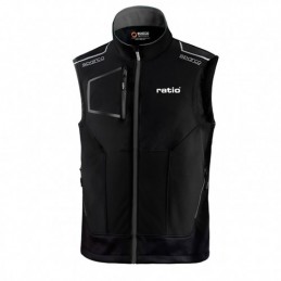 CHALECO GRIS/NEGRO TALLA S