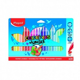 ROTULADORES 24 PCS JUNGLE