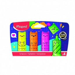 SUBRAYADORES 4 COLORES MINI...