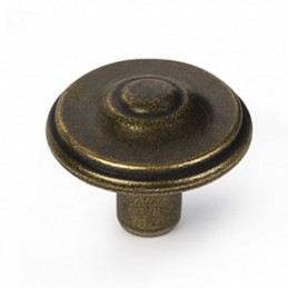 POMO ZAMAK 28 MM CUERO VIBRO
