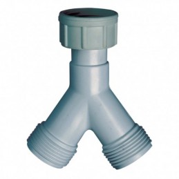 CONECTOR DOBLE PP LAVADORA 3/4