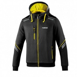 SUDADERA GRIS/AMARILLO TALLA M