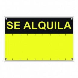 SEÑAL SE ALQUILA  PVC 0,4mm...