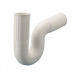 SIFON ABIERTO FLEX.PVC Ø35xØ40