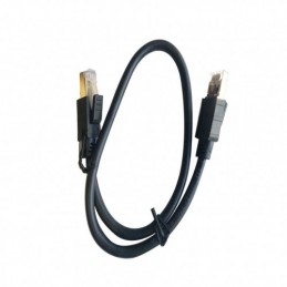 CABLE ETHERNET NEGRO, 0,5 MTS.
