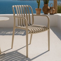 SILLA JARDIN GRETA BEIGE