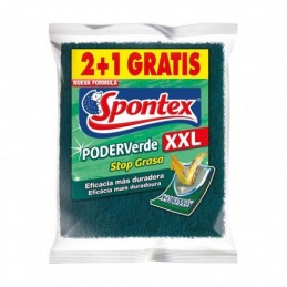 ESTROPAJO FIBRA VERDE XXL 3...