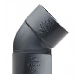 CODO 45º PVC H-H Ø40mm.