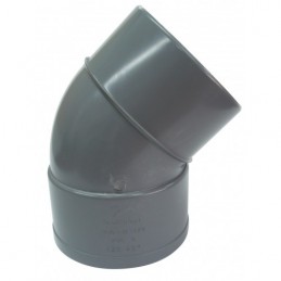CODO 45º PVC M-H Ø125mm.