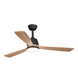 VENTILADOR TECHO LED NEGRO...
