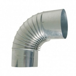 CODO 90º RIZADO GALV. 1 M....