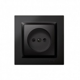 ENCHUFE BIPOLAR NEGRO SIMON 10