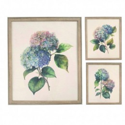 CUADRO 60X50. HORTENSIAS....