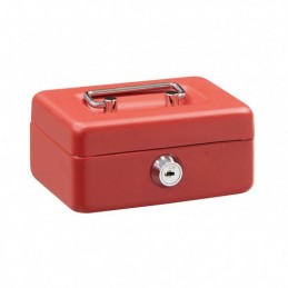 CAJA CAUDALES ROJA. HUCHA....