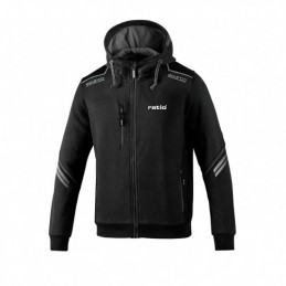 SUDADERA GRIS/NEGRO TALLA S