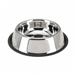 COMEDERO INOX. PERROS 34 CM