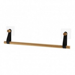 SERIE BAMBU/NEGRO. TOALLERO...