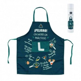 DELANTAL UNISEX COCINERO EN...