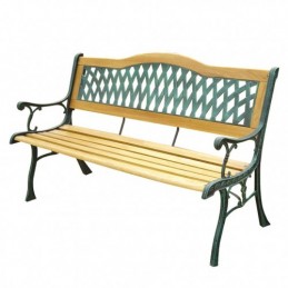 BANCO FORJA 122 CM RESPALDO...