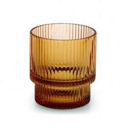 VASO VIDRIO EPOQUE AMBAR 34...