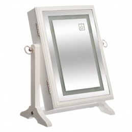 JOYERO LED MADERA BLANCA...