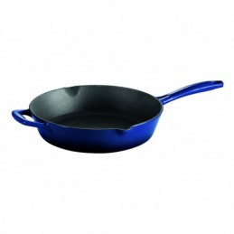 SARTEN HIERRO FUND.AZUL 25 CM.