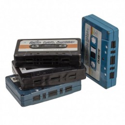 CAJA METAL FORMA DE CASETE...