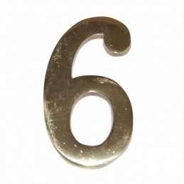 NUMERO LATON 10 CM N 6. EHL